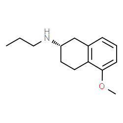 ChemSpider 2D Image | (S)-1,2,3,4-Tetrahydro-5-methoxy-N-propyl-2-naphthalenamine | C14H21NO