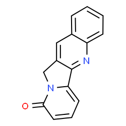 ChemSpider 2D Image | Indolizino(1,2-B)Quinolin-9(11H)-One | C15H10N2O