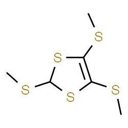 ChemSpider 2D Image | 2,4,5-Tris(methylsulfanyl)-1,3-dithiole | C6H10S5