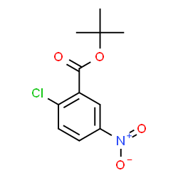 ChemSpider 2D Image | TERT-BUTYL 2-CHLORO-5-NITROBENZOATE | C11H12ClNO4