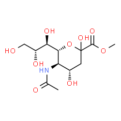 ChemSpider 2D Image | methyl N-acetylneuraminate | C12H21NO9