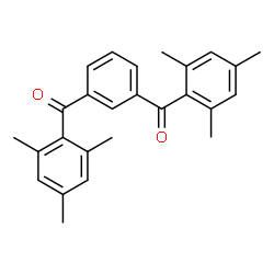 ChemSpider 2D Image | 1,3-Phenylenebis(mesitylmethanone) | C26H26O2