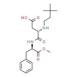 ChemSpider 2D Image | Methyl N-(3,3-dimethylbutyl)-L-alpha-aspartyl-D-phenylalaninate | C20H30N2O5