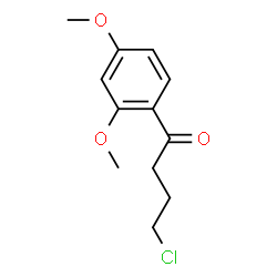 ChemSpider 2D Image | 4-chloro-2',4'-dimethoxybutyrophenone | C12H15ClO3