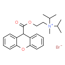 ChemSpider 2D Image | propantheline bromide | C23H30BrNO3