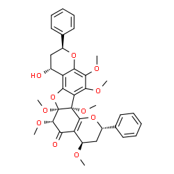 ChemSpider 2D Image | Calyflorenone B | C36H38O11