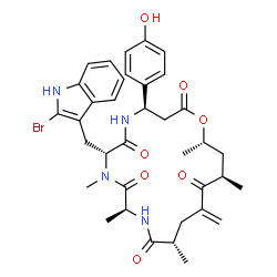 ChemSpider 2D Image | jaspamide B | C36H43BrN4O7