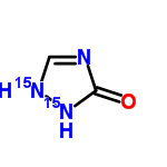 InChI=1/C2H3N3O/c6-2-3-1-4-5-2/h1H,(H2,3,4,5,6)/i4+1,5+1