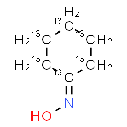 ChemSpider 2D Image | N-Hydroxy(~13~C_6_)cyclohexanimine | 13C6H11NO