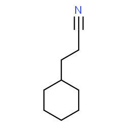 ChemSpider 2D Image | 3-Cyclohexylpropanenitrile | C9H15N