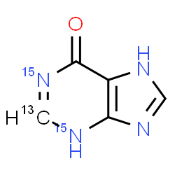 ChemSpider 2D Image | (2-~13~C,1,3-~15~N_2_)-3,7-Dihydro-6H-purin-6-one | C413CH4N215N2O