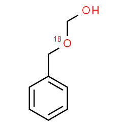 ChemSpider 2D Image | [Benzyl(~18~O)oxy]methanol | C8H10O18O