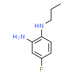 ChemSpider 2D Image | 4-Fluoro-N~1~-propyl-1,2-benzenediamine | C9H13FN2