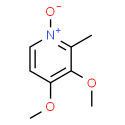 ChemSpider 2D Image | 3,4-Dimethoxy-2-methylpridine N-oxide | C8H11NO3