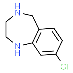 ChemSpider 2D Image | 8-Chloro-2,3,4,5-tetrahydro-1H-1,4-benzodiazepine | C9H11ClN2