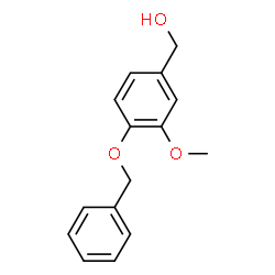 ChemSpider 2D Image | 4-Benzyloxy-3-methoxybenzyl alcohol | C15H16O3