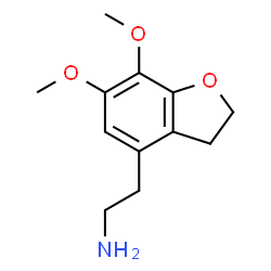 ChemSpider 2D Image | 2-(6,7-Dimethoxy-2,3-dihydro-1-benzofuran-4-yl)ethanamine | C12H17NO3
