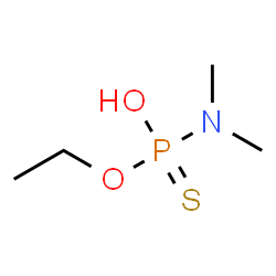 ChemSpider 2D Image | O-Ethyl hydrogen dimethylphosphoramidothioate | C4H12NO2PS
