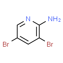 ChemSpider 2D Image | 3,5-Dibrom-2-pyridinamin | C5H4Br2N2