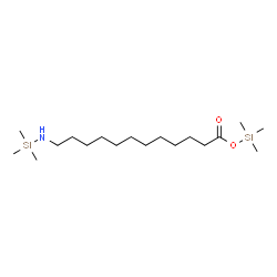 ChemSpider 2D Image | Trimethylsilyl 12-[(trimethylsilyl)amino]dodecanoate | C18H41NO2Si2