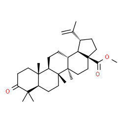 ChemSpider 2D Image | Methyl 3-oxolup-20(29)-en-28-oate | C31H48O3
