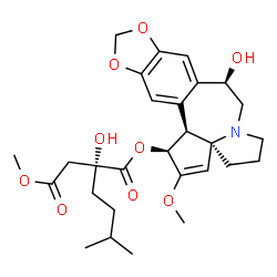 ChemSpider 2D Image | (11alpha)-11-Hydroxy-O~3~-[(2R)-2-hydroxy-2-(2-methoxy-2-oxoethyl)-5-methylhexanoyl]cephalotaxine | C28H37NO9