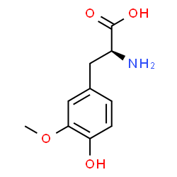 ChemSpider 2D Image | L-3-O-Methyl-DOPA | C10H13NO4