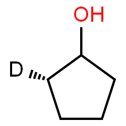 ChemSpider 2D Image | (2S)-2-deuteriocyclopentan-1-ol | C5H9DO