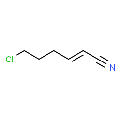 ChemSpider 2D Image | (E)-6-chlorohex-2-enenitrile | C6H8ClN