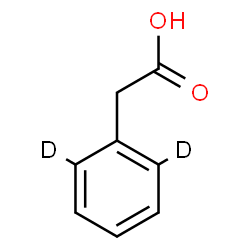 ChemSpider 2D Image | 2-(2,6-dideuteriophenyl)acetic acid | C8H6D2O2