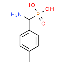 ChemSpider 2D Image | [Amino(4-methylphenyl)methyl]phosphonic acid | C8H12NO3P