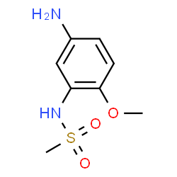 ChemSpider 2D Image | N-(5-Amino-2-methoxyphenyl)methanesulfonamide | C8H12N2O3S