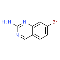 ChemSpider 2D Image | 7-Bromo-2-quinazolinamine | C8H6BrN3