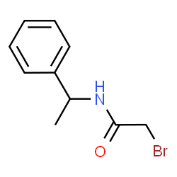 ChemSpider 2D Image | 2-Bromo-N-(1-phenylethyl)acetamide | C10H12BrNO