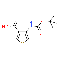 ChemSpider 2D Image | 4-TERT-BUTOXYCARBONYLAMINO-THIOPHENE-3-CARBOXYLIC ACID | C10H13NO4S