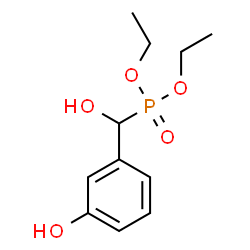 ChemSpider 2D Image | Diethyl [hydroxy(3-hydroxyphenyl)methyl]phosphonate | C11H17O5P