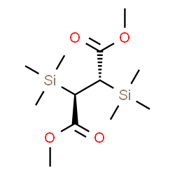 ChemSpider 2D Image | Dimethyl (2R,3S)-2,3-bis(trimethylsilyl)succinate | C12H26O4Si2