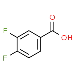 ChemSpider 2D Image | 3,4-Difluorobenzoic acid | C7H4F2O2