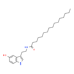 ChemSpider 2D Image | Palmitoyl Serotonin | C26H42N2O2