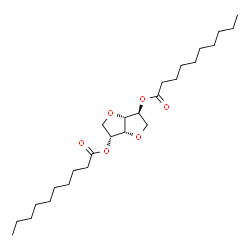 ChemSpider 2D Image | 1,4:3,6-Dianhydro-2,5-di-O-decanoyl-D-glucitol | C26H46O6