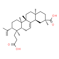 ChemSpider 2D Image | (3R,4aR,6aR,7S,8S,10aR,10bS,12aS)-7-(2-Carboxyethyl)-8-isopropenyl-3,7,10a,10b,12a-pentamethyl-1,2,3,4,4a,6,6a,7,8,9,10,10a,10b,11,12,12a-hexadecahydro-3-chrysenecarboxylic acid | C30H46O4