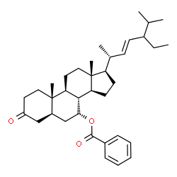 ChemSpider 2D Image | (5alpha,7alpha,22E,24xi)-3-Oxostigmast-22-en-7-yl benzoate | C36H52O3