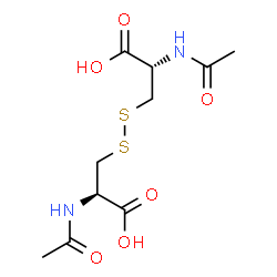 ChemSpider 2D Image | N,N'-Diacetyl-D-cystine | C10H16N2O6S2