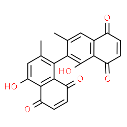 ChemSpider 2D Image | isodiospyrin | C22H14O6
