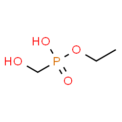ChemSpider 2D Image | Ethyl hydrogen (hydroxymethyl)phosphonate | C3H9O4P