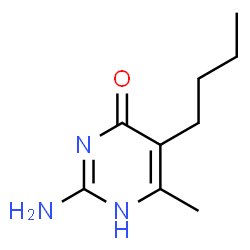 ChemSpider 2D Image | 2-amino-5-butyl-6-methylpyrimidin-4-ol | C9H15N3O