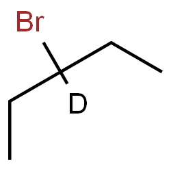ChemSpider 2D Image | 3-Bromo(3-~2~H)pentane | C5H10DBr