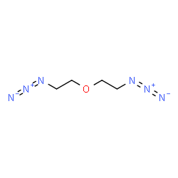 ChemSpider 2D Image | 1-Azido-2-(2-azidoethoxy)ethane | C4H8N6O