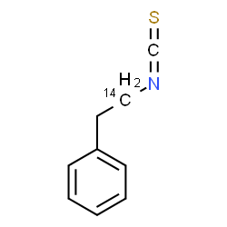 ChemSpider 2D Image | [2-Isothiocyanato(2-~14~C)ethyl]benzene | C814CH9NS