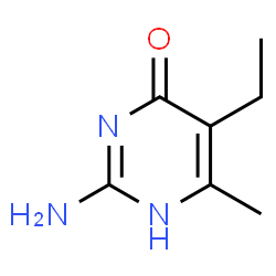 ChemSpider 2D Image | 2-Amino-5-ethyl-6-methylpyrimidin-4-ol | C7H11N3O